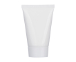 Zonnebrandcrème SPF30 met vanillegeur in witte tube kleur wit