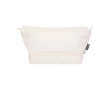 Toilettas van gerecycled polyester met groot ondervak 6 L kleur gebroken wit
