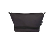 Toilettas van gerecycled polyester met groot ondervak 6 L kleur zwart