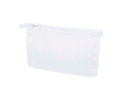 Reistoilettas van gerecycled polyester voor artikelen en accessoires kleur gebroken wit