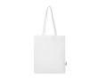 Stevige tote bag met schouderhengsels 30 cm 180 g/m² kleur wit