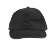 5-panel pet in diverse kleuren met stonewashed effect 240 g/m2 kleur zwart