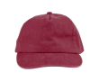 5-panel pet in diverse kleuren met stonewashed effect 240 g/m2 kleur bordeaux