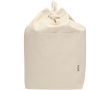 Tas van gerecycled katoencanvas met koordhandvatten 270 g/m² kleur naturel