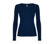 Dames shirt met lange mouwen 160 g/m² Roly Direct Extreme kleur marineblauw