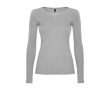 Dames shirt met lange mouwen 160 g/m² Roly Direct Extreme kleur lichtgrijs