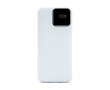 Draagbare rechthoekige powerbank 10.000 mAh - BrandCharger kleur wit