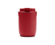 Thermobeker van roestvrij staal met antislip bodem 250 ml kleur rood