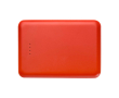 Slanke en stijlvolle powerbank van gerecycled plastic 5.000 mAh kleur zalm