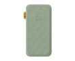 Powerbank met geperforeerd ontwerp en snelle lading 10.000 mAh kleur pistache groen