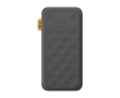 Powerbank met geperforeerd ontwerp en snelle lading 10.000 mAh kleur zwart