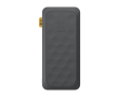 Ultrasnelle powerbank van gerecycled plastic 27.000 mAh kleur zwart