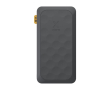 Gerecyclede plastic powerbank met meerdere poorten 45.000 mAh kleur zwart