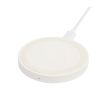 Draadloos oplaadstation met kabel 2-in-1 van gerecycled plastic 15W kleur wit