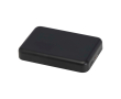 Magnetische draadloze powerbank van gerecycled plastic 5.000 mAh kleur zwart