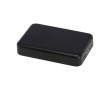 Magnetische draadloze powerbank van gerecycled plastic 10.000 mAh kleur zwart
