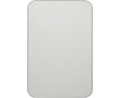 Compacte magnetische powerbank met draadloos opladen 5.000 mAh kleur zilver