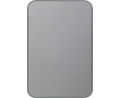 Magnetische draagbare oplader van gerecycled aluminium 10.000 mAh kleur glanzend zilver