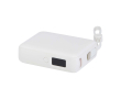 Powerbank van gerecycled plastic met snellaadfunctie 10.000 mAh kleur wit