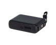Powerbank van gerecycled plastic met snellaadfunctie 10.000 mAh kleur zwart