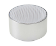Bluetooth-speaker van gerecycled aluminium met microfoon 3W kleur zilver