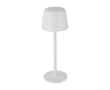 Eco oplaadbare tafellamp met drie lichtstanden 1200mAh kleur wit
