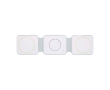 Opvouwbare magnetische 3-in-1 draadloze oplader met 15W kleur wit