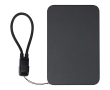 Personaliseerbare powerbank met magnetische bevestiging en koord 5.000 mAh kleur zwart