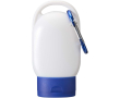 Zonnecrème SPF 30 met geïntegreerde karabijnhaak en vanillegeur 30ml kleur blauw