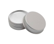 Lippenbalsem met aluminium behuizing en SPF 15 bescherming kleur wit