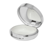 Lippenbalsem met vanillegeur en ingebouwde spiegel SPF 15 kleur zilver
