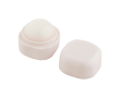 Lippenbalsem met vanillegeur en vierkante plastic behuizing SPF 15 kleur wit