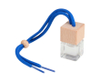 Compacte auto-luchtverfrisser voor ventilatierooster met vanillegeur 8 ml kleur blauw