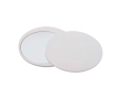 Elegante openschuifbare make-upspiegel voor snelle touch-ups kleur wit