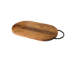 Snijplank van acaciahout met stevig en ergonomisch handvat kleur hout