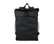 Waterafstotende rolltop rugzak voor laptop 15'' kleur zwart