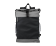 Waterafstotende rolltop rugzak voor laptop 15'' kleur grijs