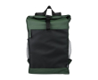 Waterafstotende rolltop rugzak voor laptop 15'' kleur groen