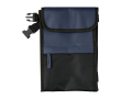 Koeltas van polyester en waterafstotend PU met 3 vakken kleur blauw