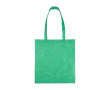 Non-woven tas van gerecycled materiaal 80 g/m² met gelaste hengsels kleur groen