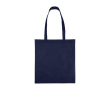 Non-woven tas van gerecycled materiaal 80 g/m² met gelaste hengsels kleur blauw