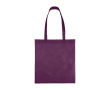 Non-woven tas van gerecycled materiaal 80 g/m² met gelaste hengsels kleur paars