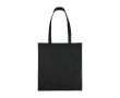 Gerecyclede non-woven tas in verschillende kleuren 80 g/m² kleur zwart