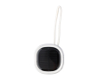 Draadloze speaker met RPET-stof aan de bovenzijde en touwtje 3W kleur wit