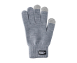 Winterhandschoenen van RPET met 3 touchscreen-vingers kleur grijs