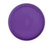 Ronde frisbee van gerecycled plastic met gespikkelde afwerking kleur paars