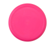 Ronde frisbee van gerecycled plastic met gespikkelde afwerking kleur fuchsia