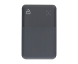Powerbank van gerecycled plastic met snelladen 20.000 mAh kleur zwart