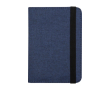 RFID-paspoorthouder van gerecycled polyester met speciale zakken kleur marineblauw