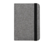 RFID-paspoorthouder van gerecycled polyester met speciale zakken kleur gemarmerd grijs